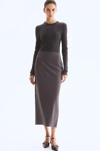 Long Pencil Skirt