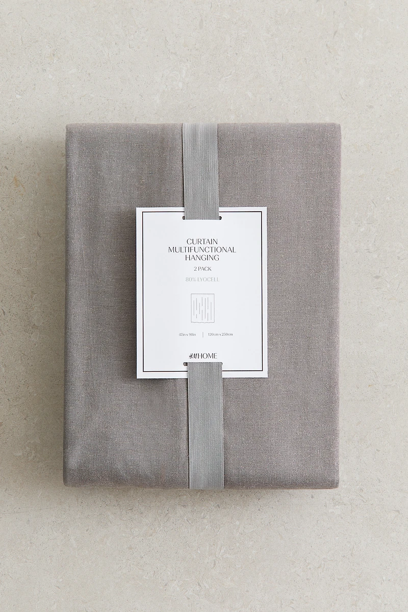 2-pack Lyocell-blend Curtain Panels