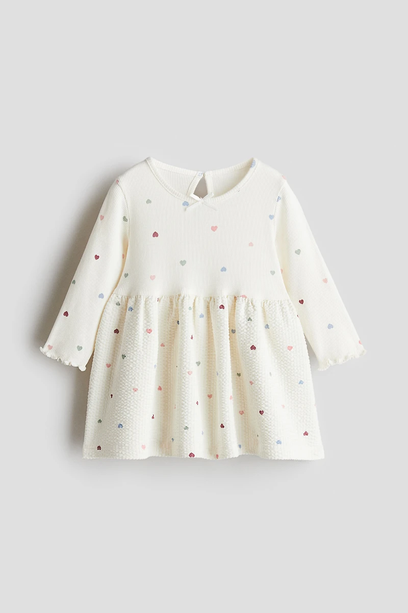 Robe en coton côtelé