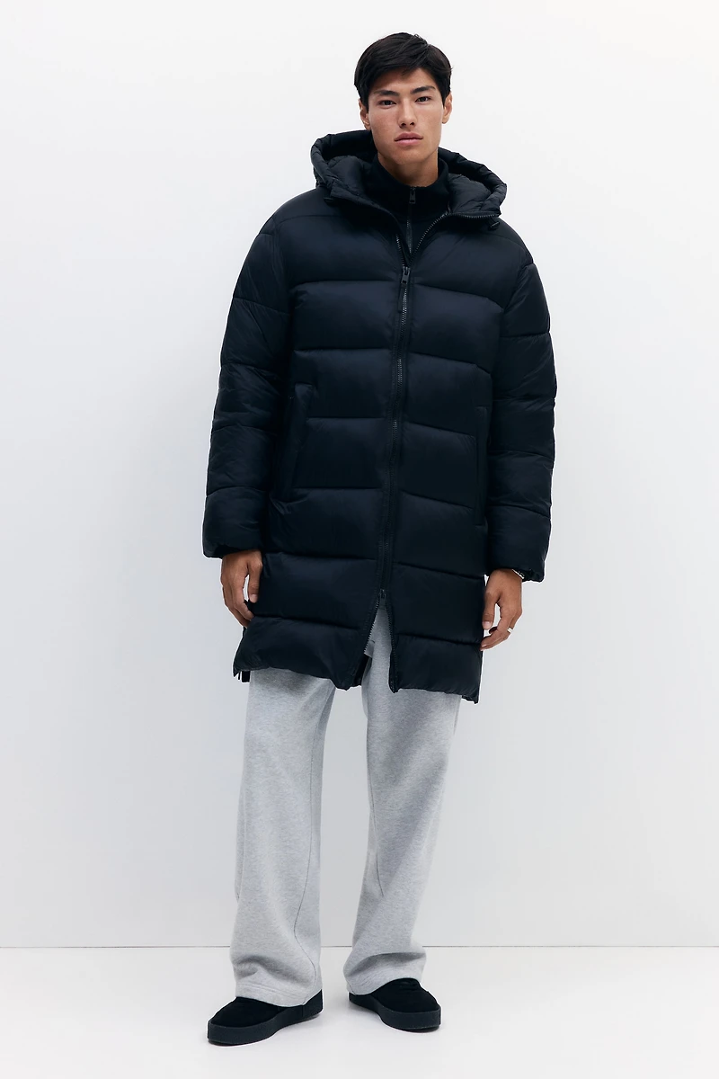 Water-Repellent Puffer Coat