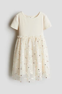 Dress with Tulle Skirt