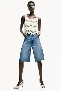 Crochet-Look Top