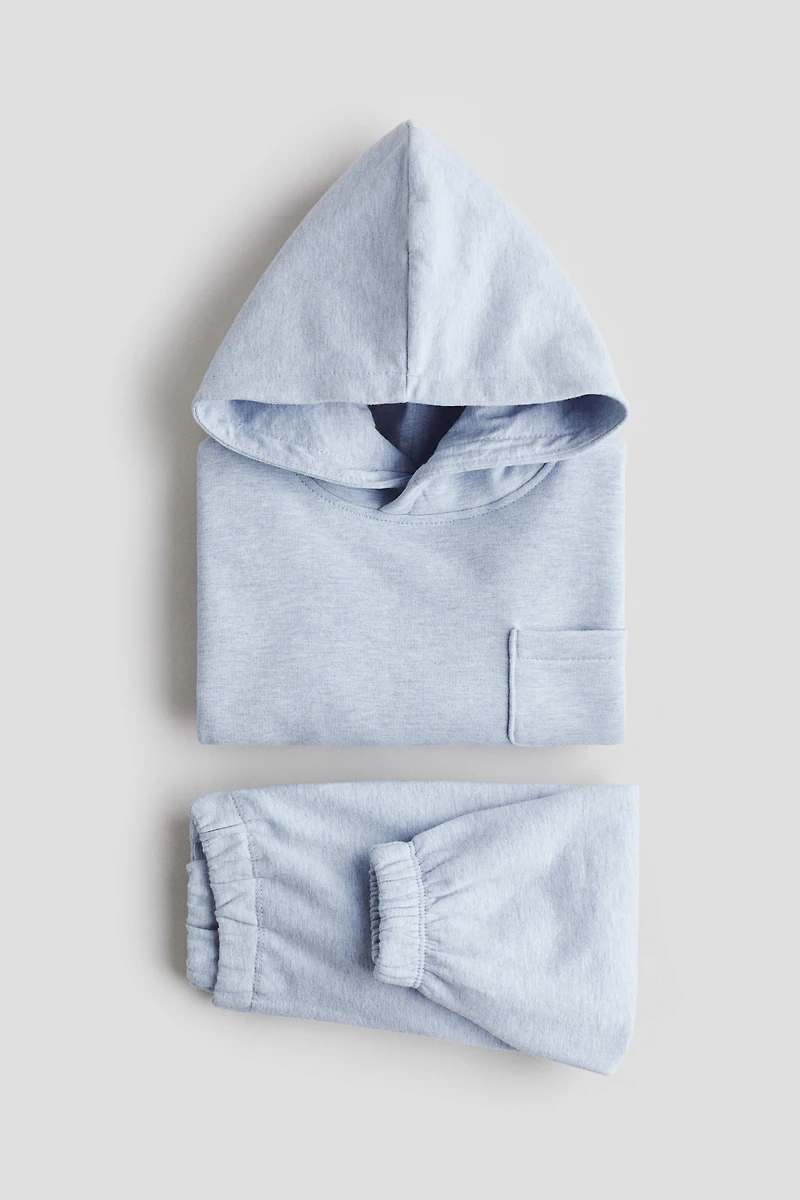 Ensemble 2 pièces en molleton de coton