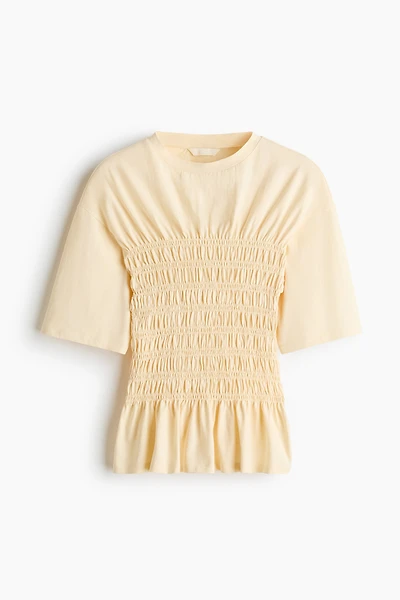Smocked T-Shirt