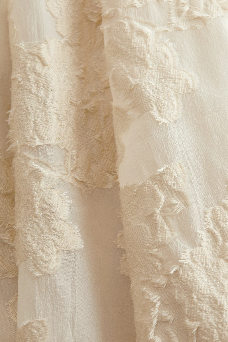 Jacquard-Weave Mini Dress