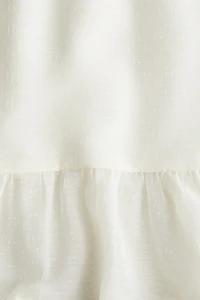 Chiffon Peplum Top