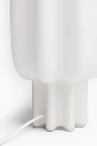 Lampe de table en verre