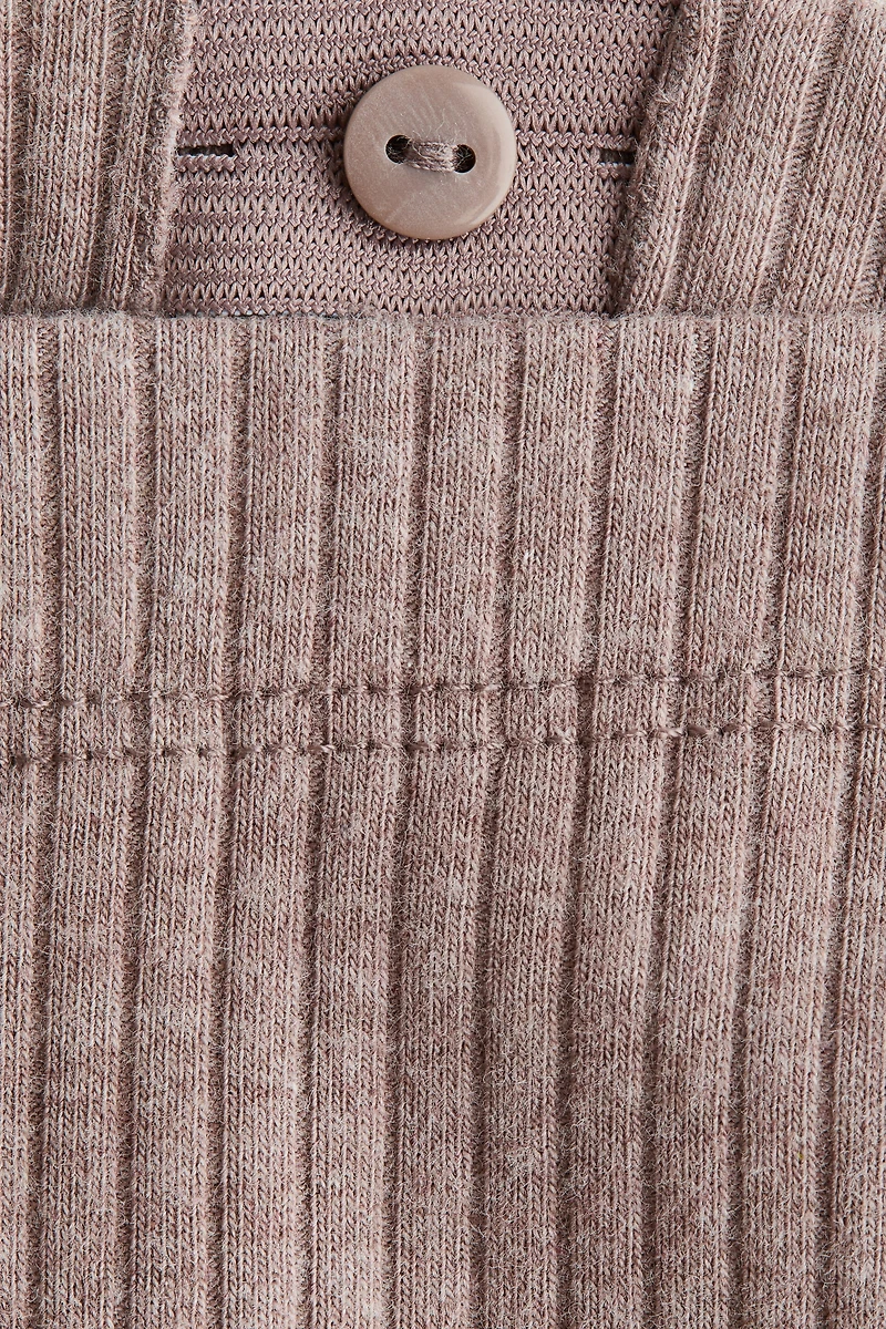 Legging en coton côtelé