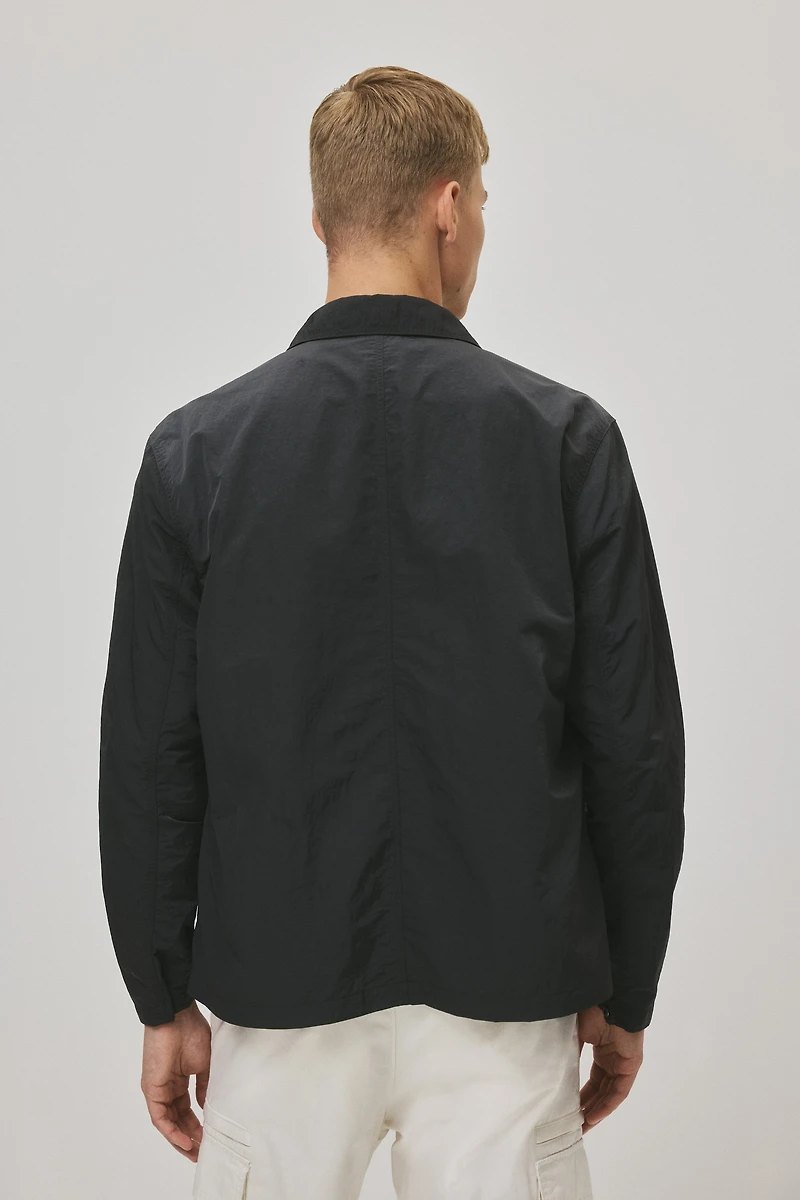 Regular-Fit Nylon Overshirt