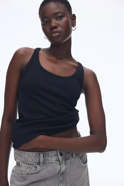 Rib-Knit Tank Top