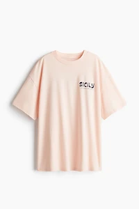 Oversized T-Shirt with Motif