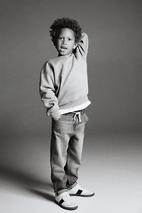 Cotton Denim Joggers