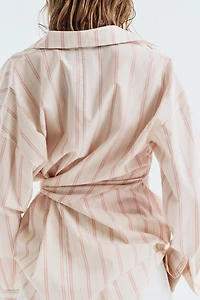 Tie-Detail Cotton Shirt