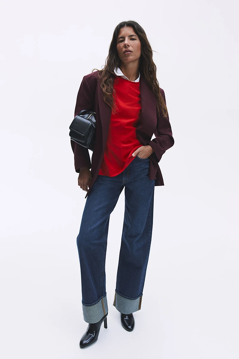 Defined-Waist Top