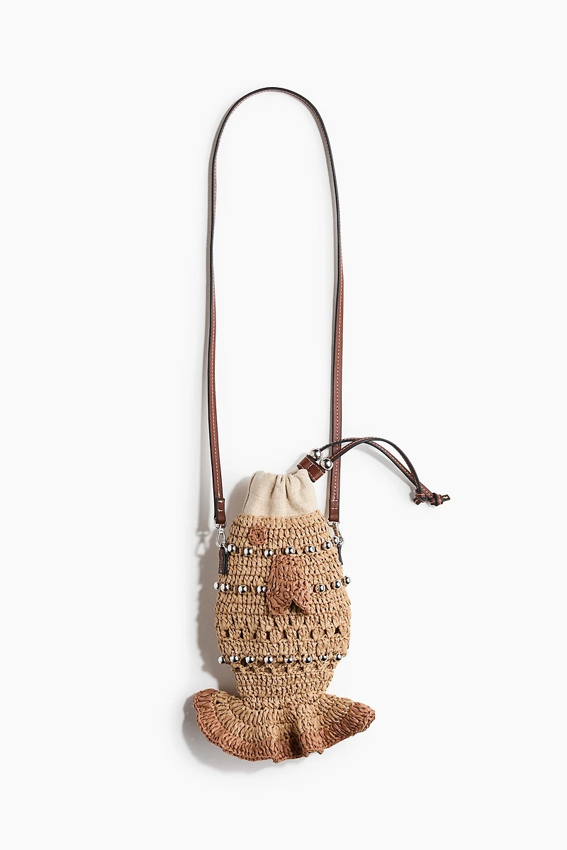 Fish-Shaped Crossbody Bag