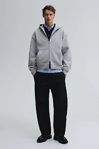 Boxy Loose-Fit Hooded Jacket