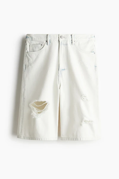 Short ample en denim