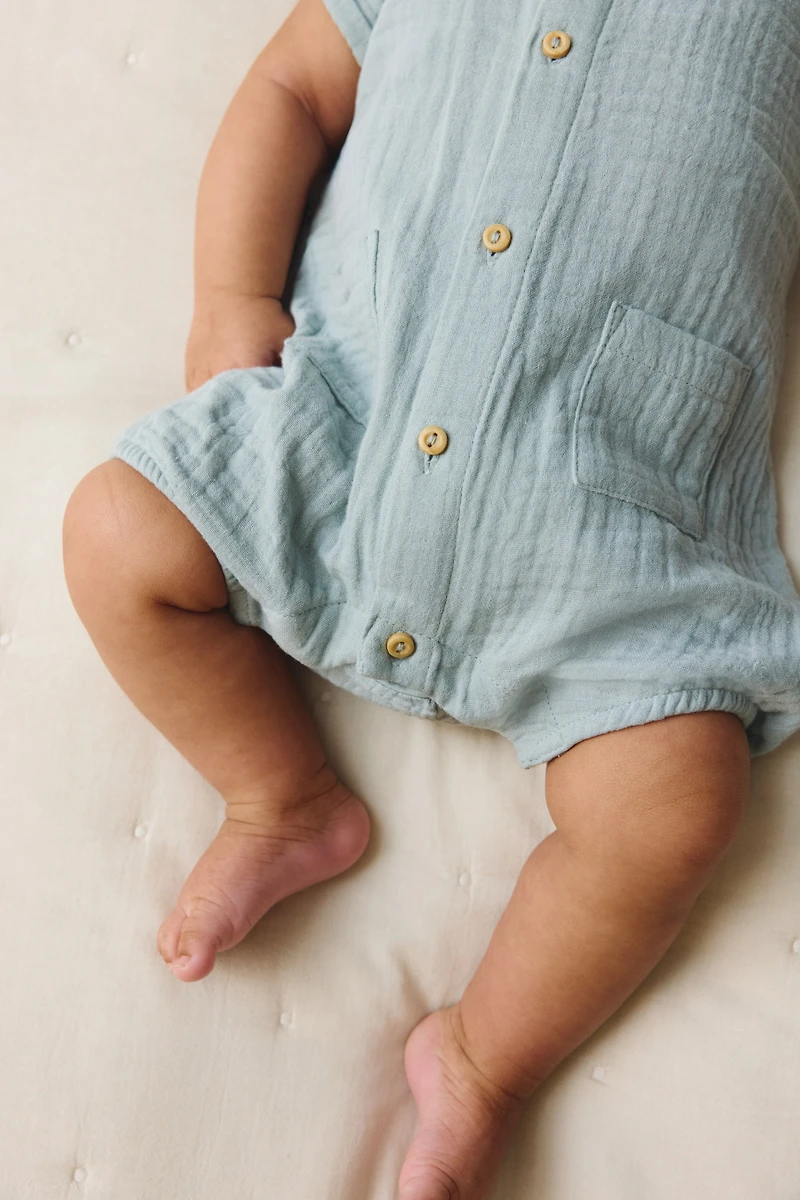 Cotton Muslin Romper Suit