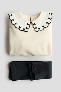 Ensemble 2 pièces chandail en molleton et legging