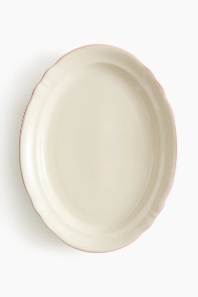Stoneware Serving Plate