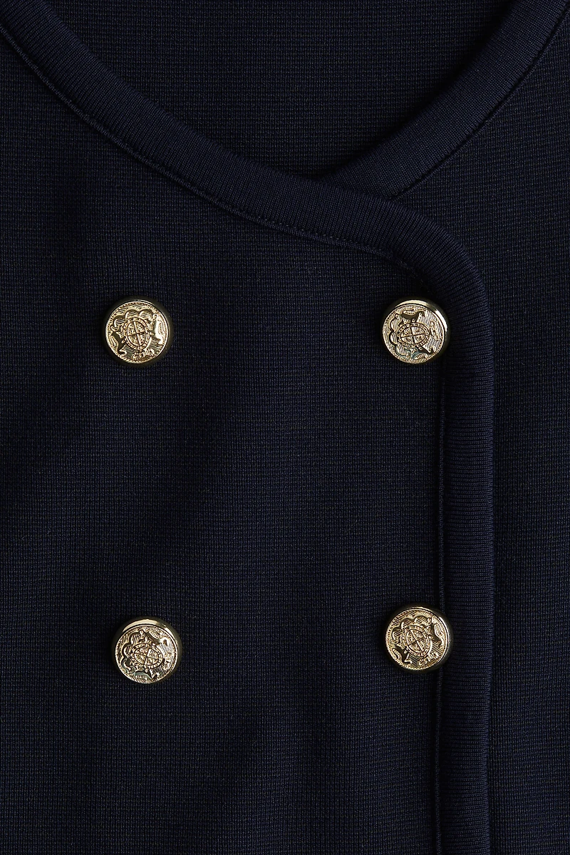 Double-Breasted Sweater Vest
