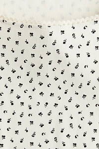 Picot-Trimmed Cotton Top