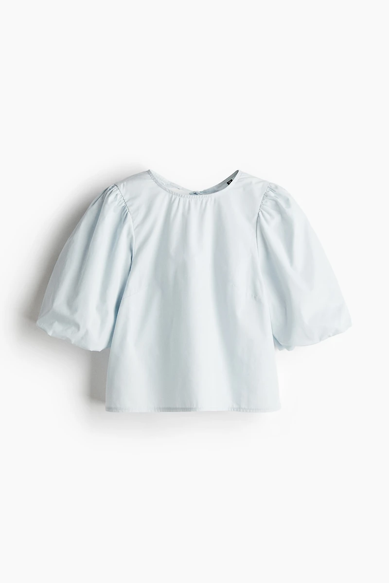 Puff-Sleeved Blouse