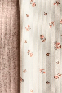 2-Pack Ribbed Cotton Leggings