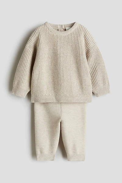 Ensemble 2 pièces en maille de coton