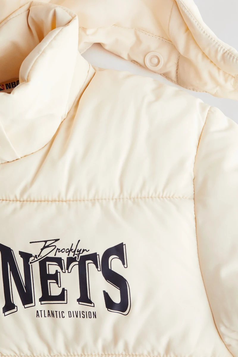 Manteau court matelassé