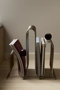 Stainless Steel Magazine Rack