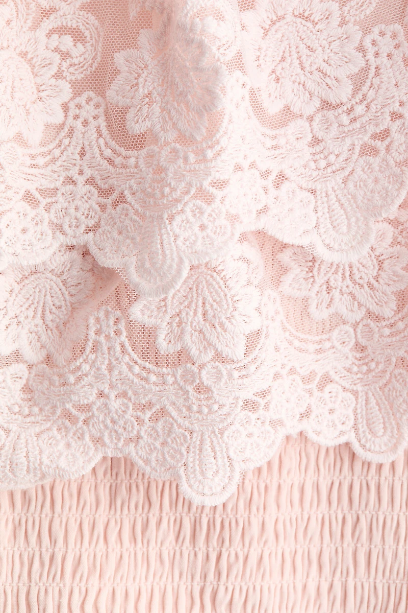 Flounced Off-the-Shoulder Top