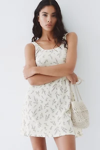 Crinkled Jersey Dress