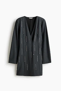 Rhinestone-Embellished Dress