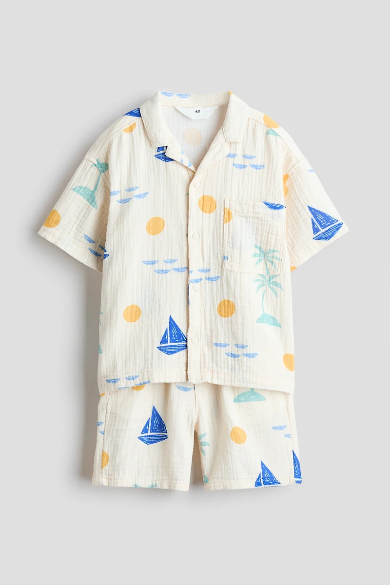 2-Piece Cotton Muslin Set