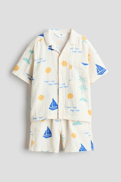 2-Piece Cotton Muslin Set