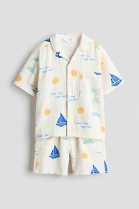 2-Piece Cotton Muslin Set