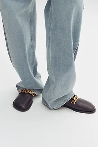 Chain-Detail Loafers