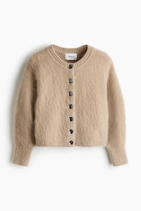 Mohair-Blend Cardigan