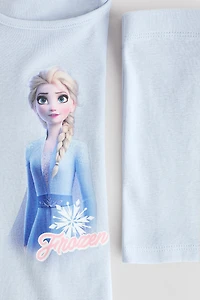 Pyjama Bien Ajusté en jersey imprimé