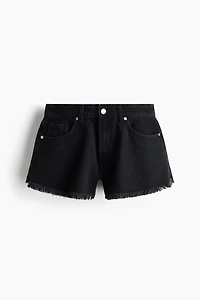 Frayed Denim Shorts