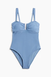 Costume de bain bandeau coussiné