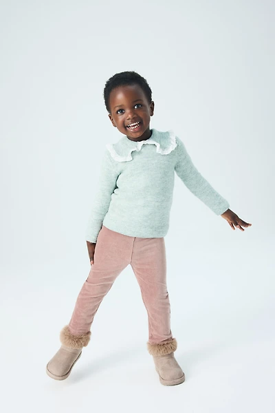 Legging en velours côtelé