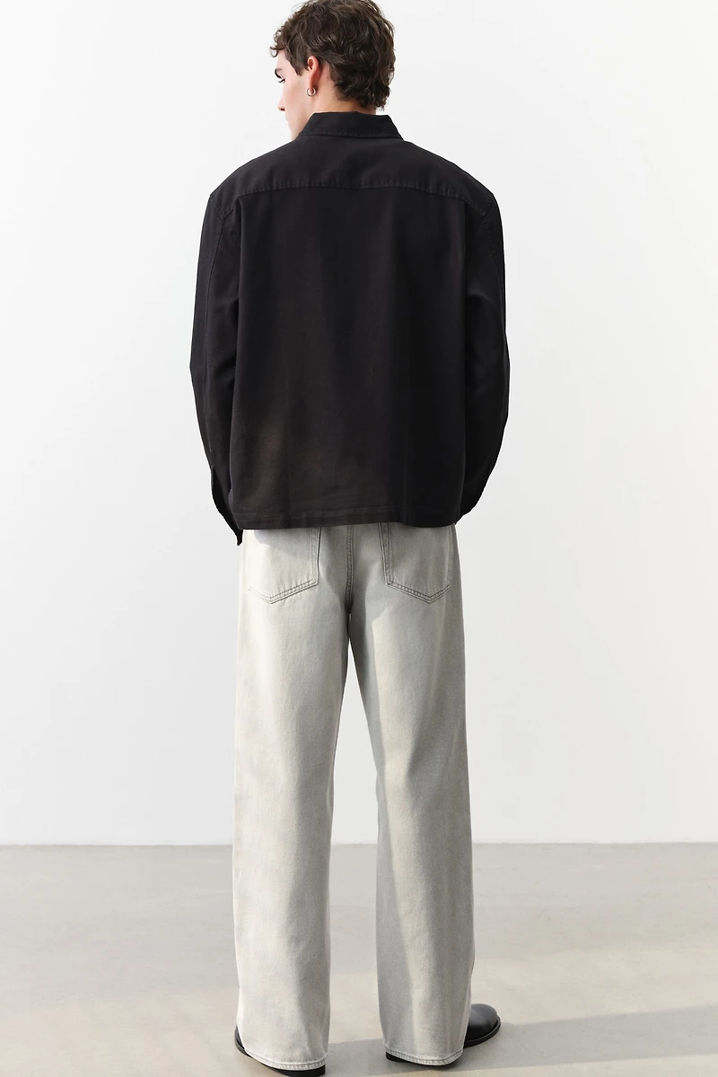 Loose Straight High Jeans