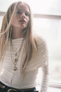 Haut en jersey à effet drapé