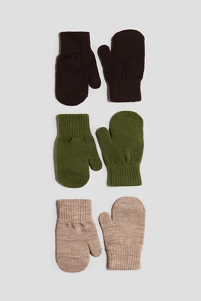 3-pack Mittens