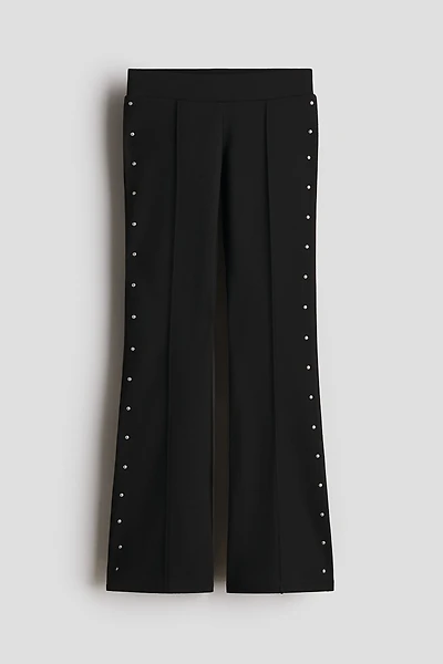 Studded Flared Leggings
