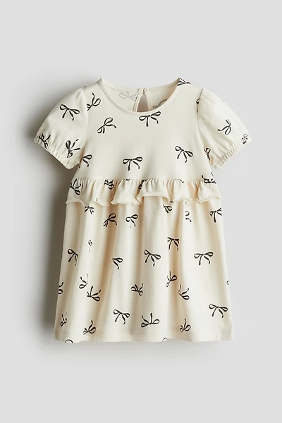 Robe à volant en coton