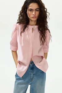 Blouse à manches bouffantes