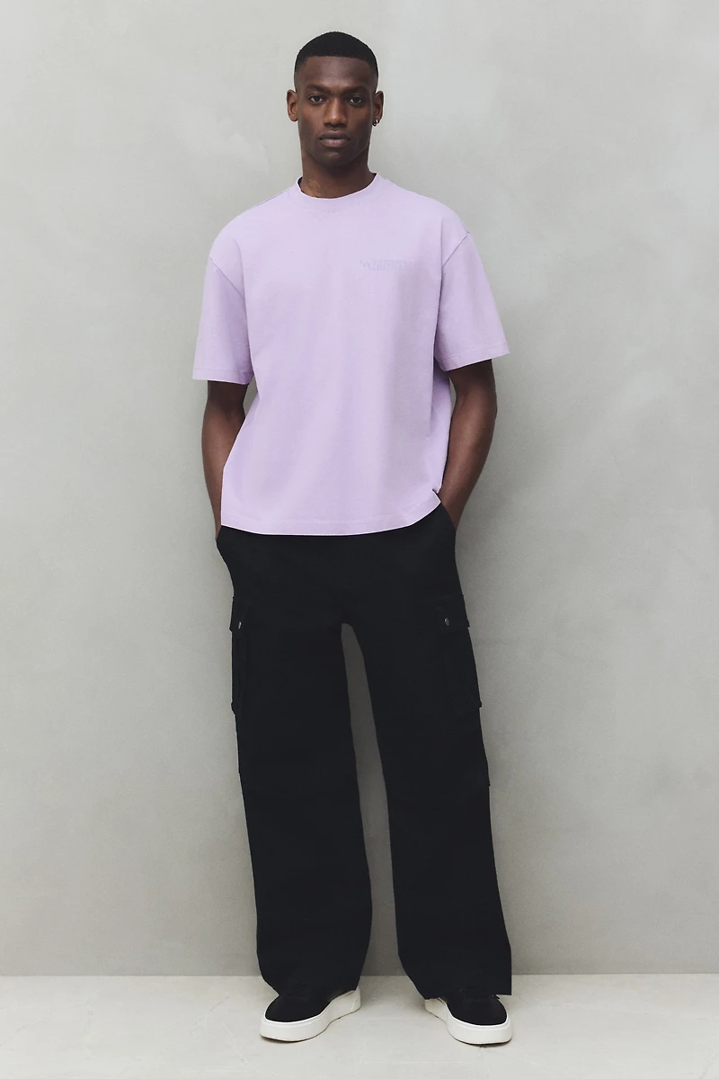 Boxy-Fit Washed T-Shirt